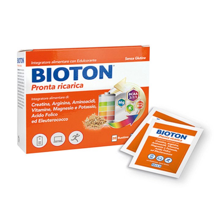 Sella Bioton Pronta Ricarica Integratore Alimentare Gusto Arancia 20 Bustine