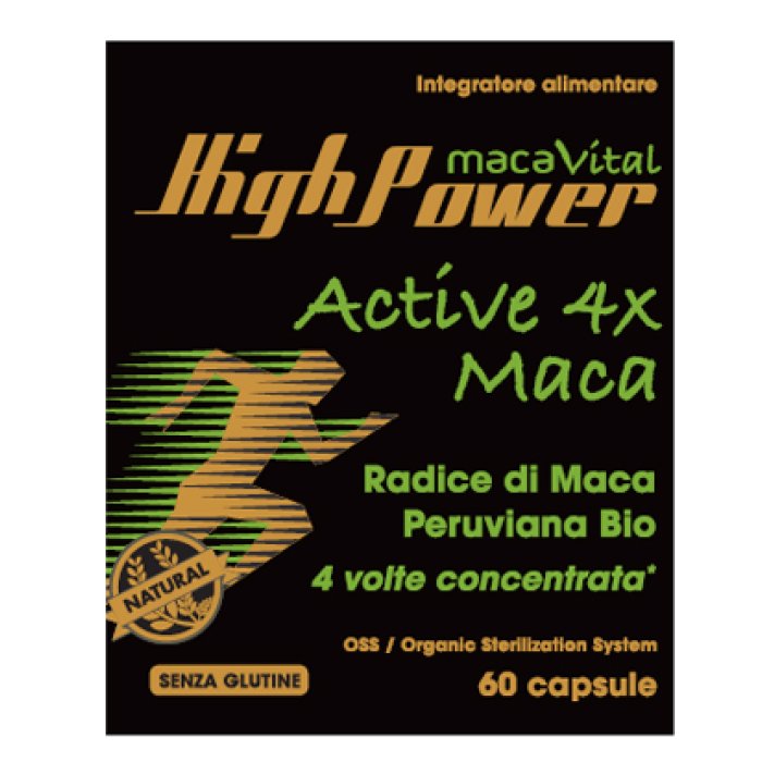 Maca Vital High Power 60 Capsule – Integratore di Maca Andina ad Alta Potenza per Energia, Resistenza e Benessere Sessuale