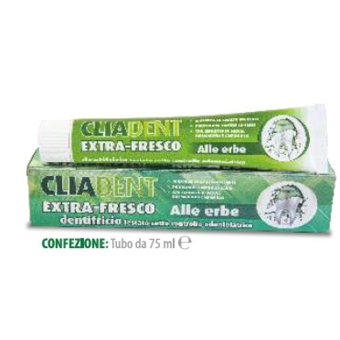 Budetta Farma Cliadent Protezione Dentale Dentifricio Alito Fresco alle Erbe 75 ml