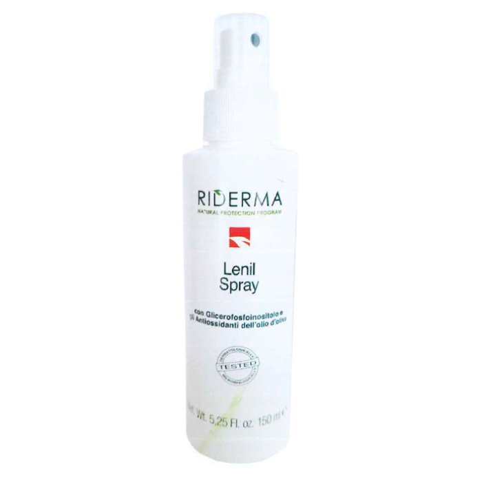 Riderma Lenil Spray Lenitivo ed Emolliente per Pelle Reattiva e Sensibile 150 ml