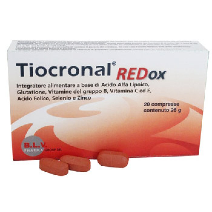 B.l.v. Pharma Group Tiocronal Redox 20 Compresse