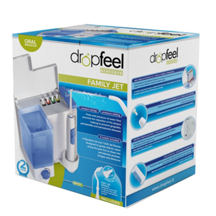Dropfeel idropulsore Family - idropulsore orale per igiene dentale familiare