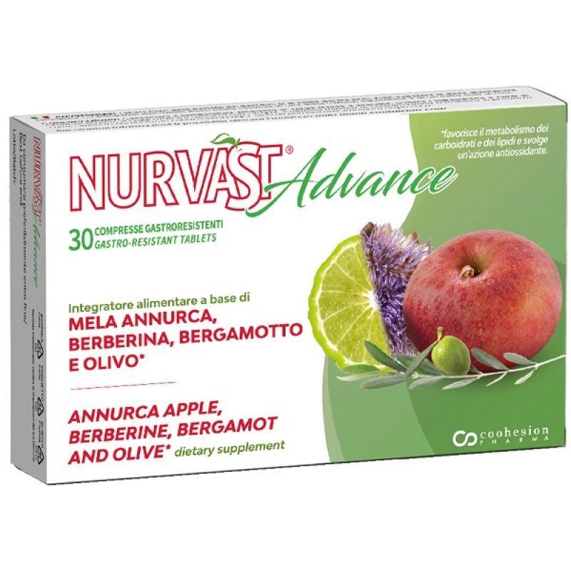 Coohesion Pharma Nurvast Advance 30 Compresse Gastroresistenti