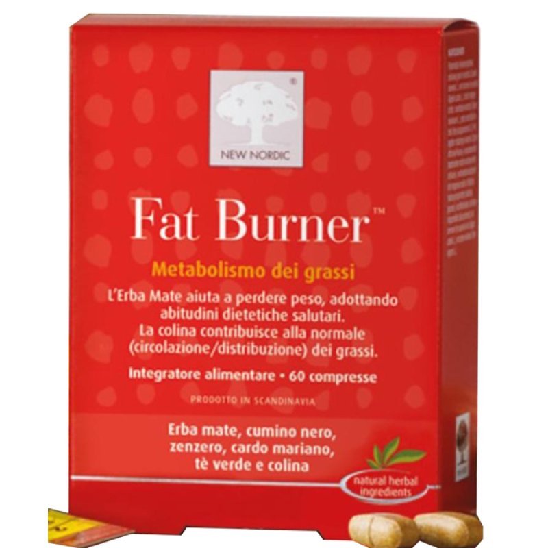 New Nordic Fat Burner Integratore Metabolismo dei Lipidi 60 Compresse