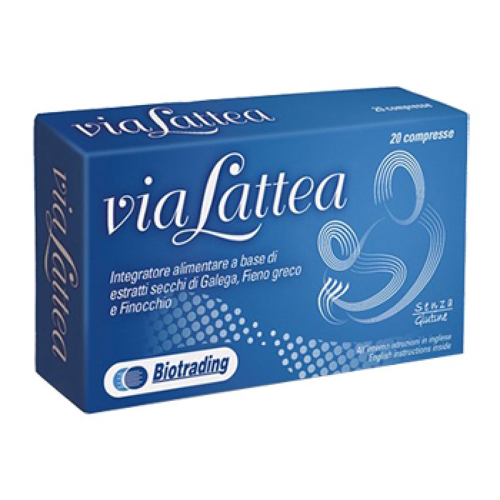 Via Lattea 20 Compresse Integratore Alimentare per Allattamento e Produzione di Latte Materno