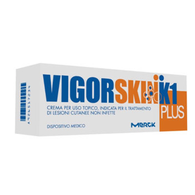 Merck Serono Vigorskin K1 Plus Crema per Lesioni Cutanee 100 ml Merck Serono Vigorskin K1 Plus Crema per Lesioni Cutanee 100 ml