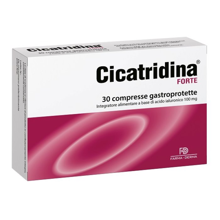Cicatridina Forte 30 compresse: integratore con acido ialuronico per supplemento nutrizionale specifico