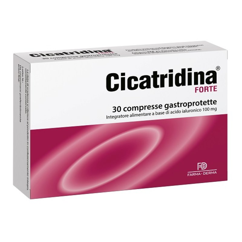 Cicatridina Forte 30 compresse: integratore con acido ialuronico per supplemento nutrizionale specifico