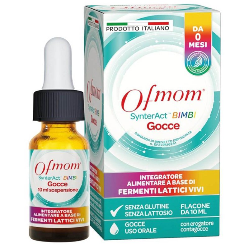 Ofmom Synteract Bimbi gocce 10 ml - probiotico in gocce per bambini