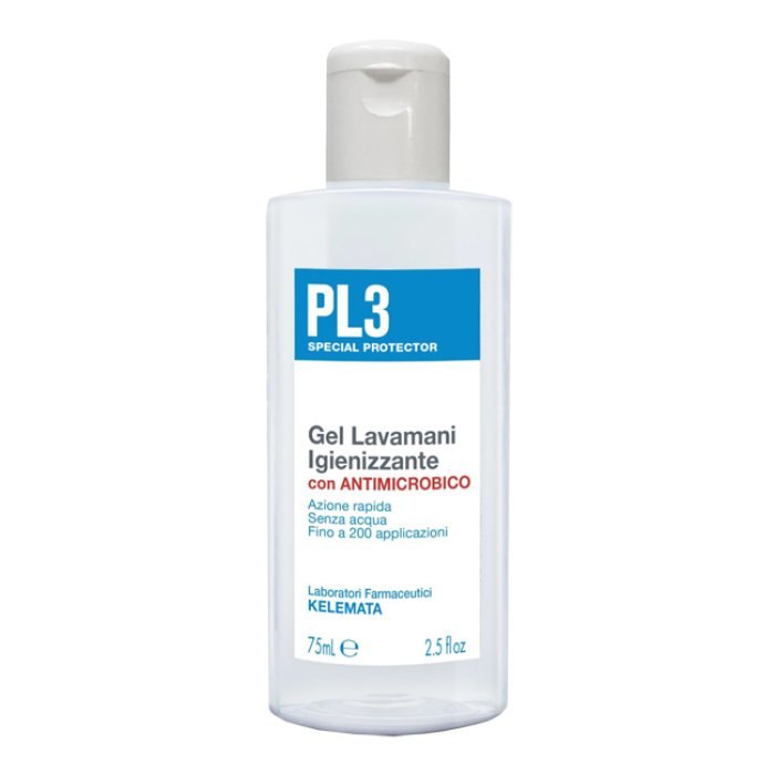 PL3 Gel Lavamani Igienizzante con Antibatterico 75ml