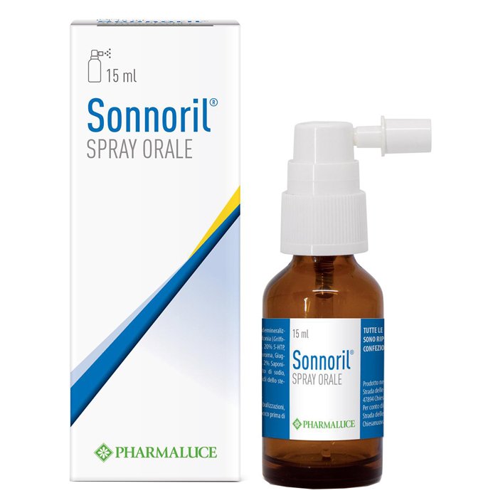 Sonnoril Spray Orale 15 ml - Integratore Melatonina ed Estratti Vegetali