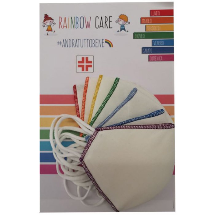 Mascherina Rainbow Care Pezzi  7  Pezzi