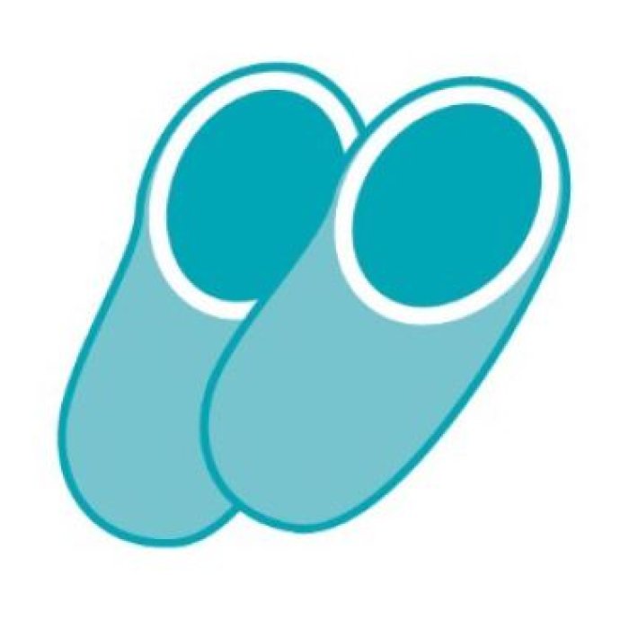 CALZARI BIANCO LINEA ORO 1paio