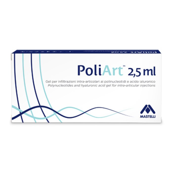 PoliArt 2,5 ml - Gel per Infiltrazioni Intra-Articolari a Base di Polinucleotidi e Acido Ialuronico