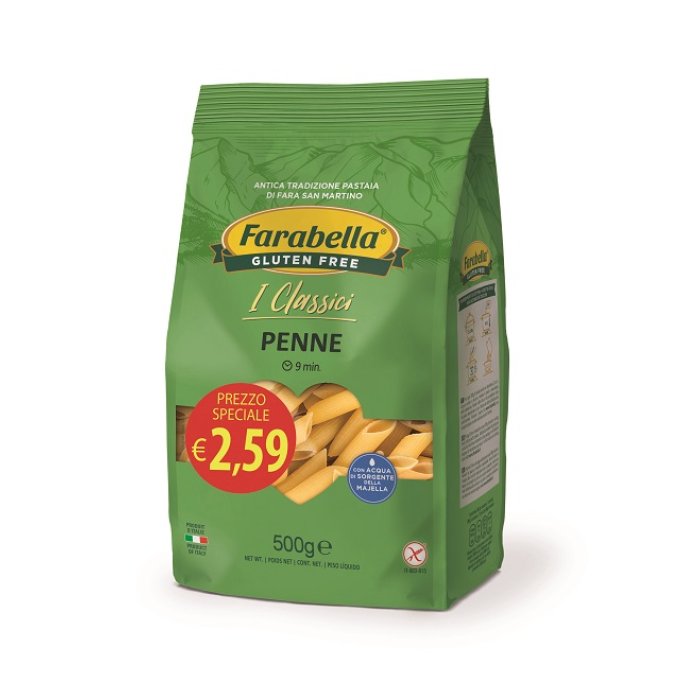 Farabella Penne Rigate senza glutine 500 G Promo