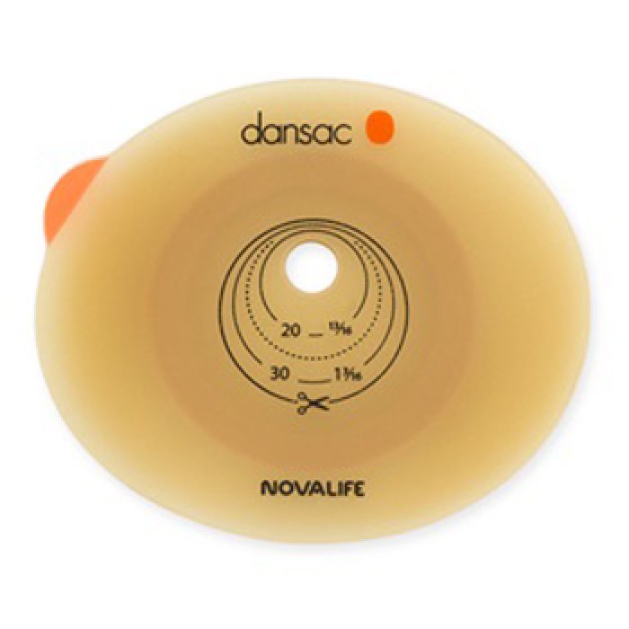 Dansac Nlife 2 Plac 70 Placca Adesiva per Stomia 70 mm Foro 10-62 mm Sistema a Due Pezzi Confezione da 10