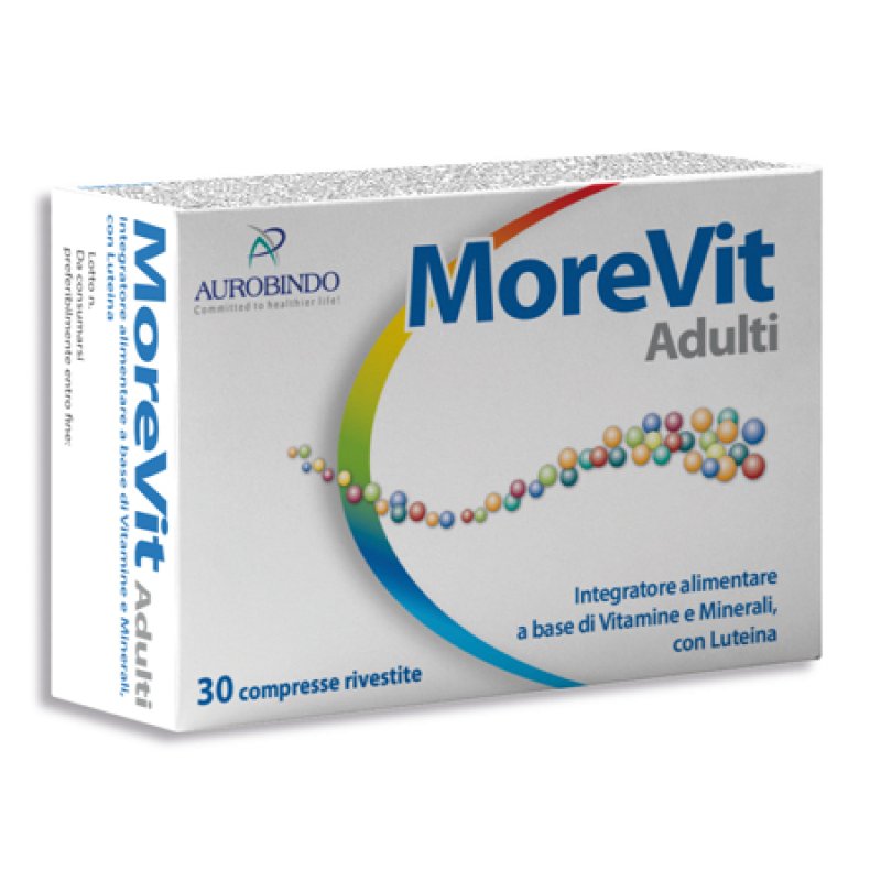 Morevit adulti con luteina 30 compresse bugiardino  