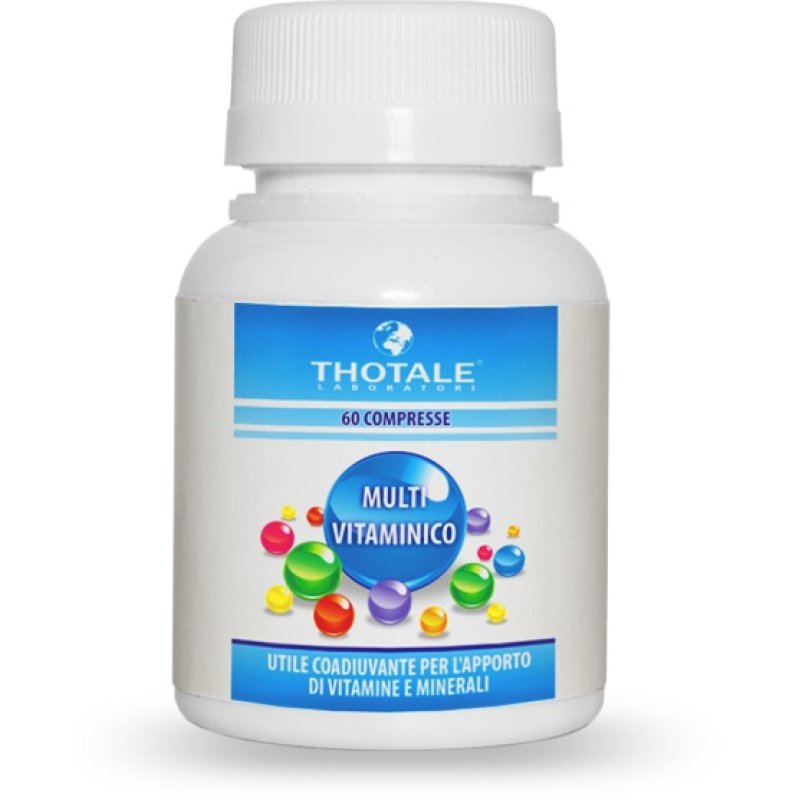 Budetta Pharma Thotale - Multivitaminico Integratore Vitamine e Minerali 60 Cps