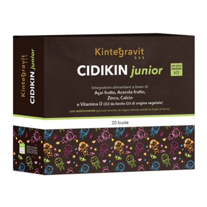 Cidikin Junior 20 Bustine Integratore Alimentare per Bambini Kintegra