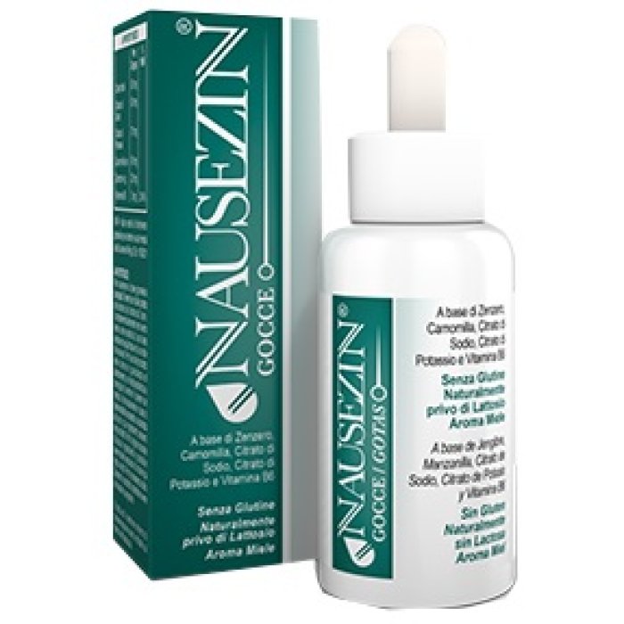 Nausezin Gocce Orali 30 Millilitri Integratore per Nausea e Benessere Gastrointestinale