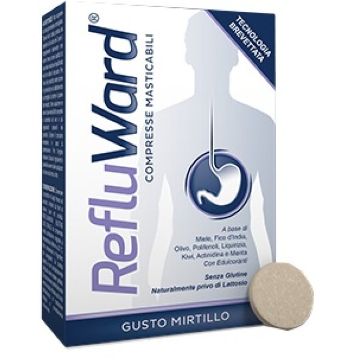 Shedir Pharma Refluward Integratore Alimentare gusto Mirtillo 36 Compresse