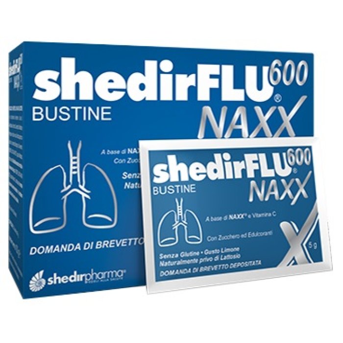 Shedir Pharma Shedirflu 600 Naxx Integratore Benessere Vie Aeree Limone 20 Buste