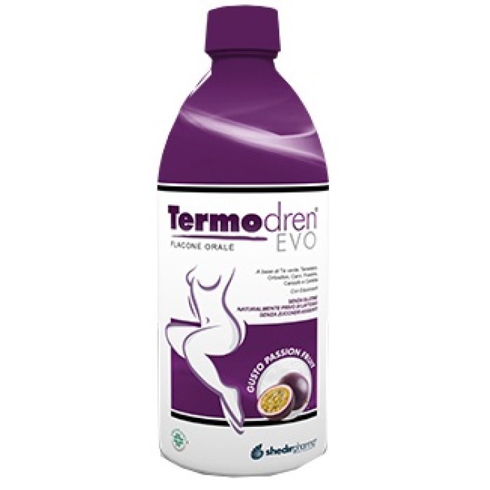 Termodren Evo Passion Integratore Alimentare Drenante e Depurativo Liquido Gusto Passion Fruit 500 ml