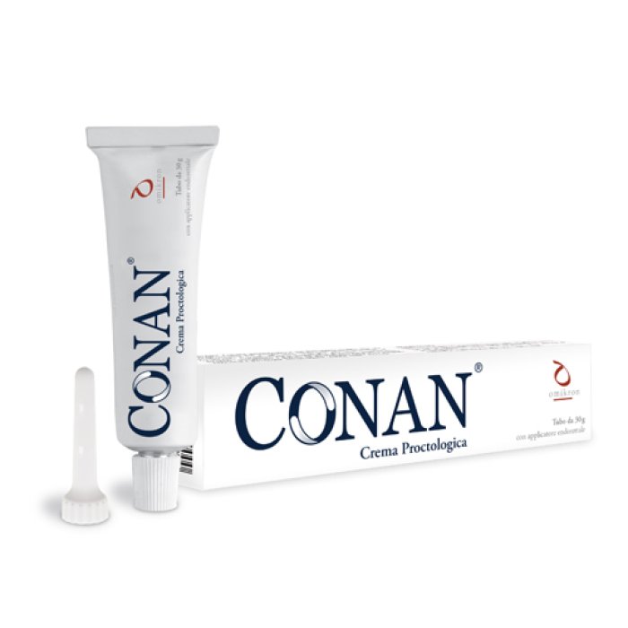 Conan Crema proctologica naturale 30 g con applicatore per emorroidi e irritazioni