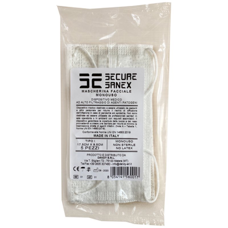 DANDY SANEX MASCHERINA CHIR5PZ DANDY SANEX MASCHERINA CHIR5PZ