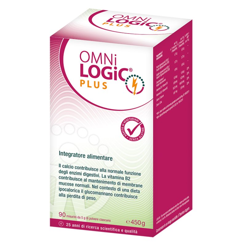 Omni Logic Plus Integratore Prebiotico per Intestino e Flora Batterica in Polvere 450 Grammi