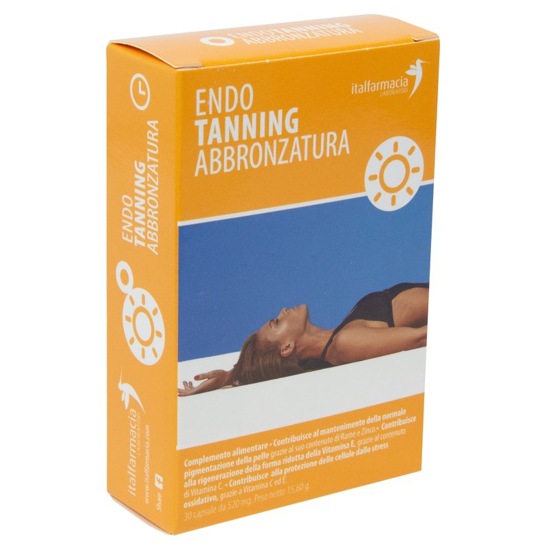 Endotanning Solidaris 30 Capsule Integratore per Abbronzatura Naturale e Protezione della Pelle