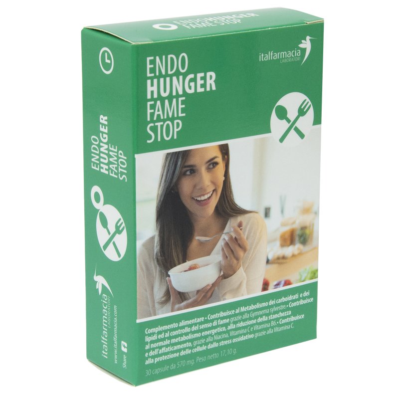 Endo Hunger Fame Stop Integratore per Controllare la Fame e l’Appetito 30 Capsule Endo Hunger Fame Stop Integratore per Controllare la Fame e l’Appetito 30 Capsule