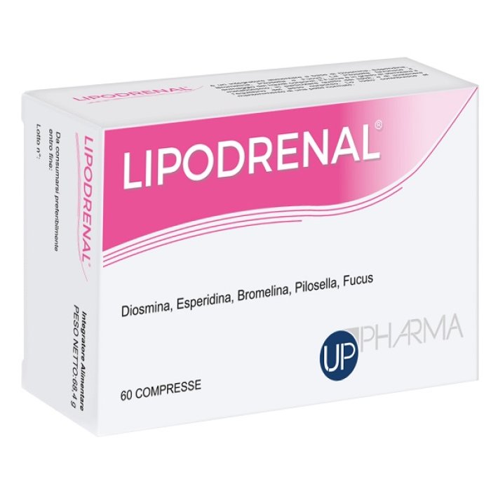 Up Pharma Lipodrenal Integratore Controllo del Peso e Cellulite 60 Compresse