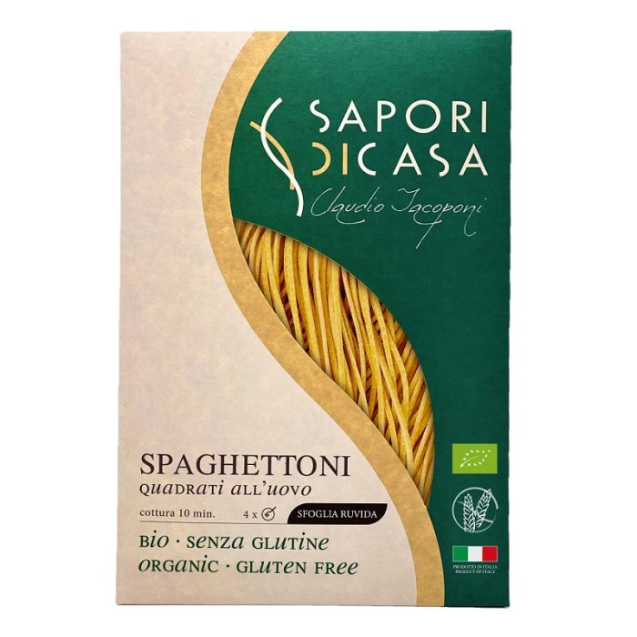 Sapori di Casa di Iacoponi Alimenti di Qualità Spaghettone Quadrato all'Uovo 250 g