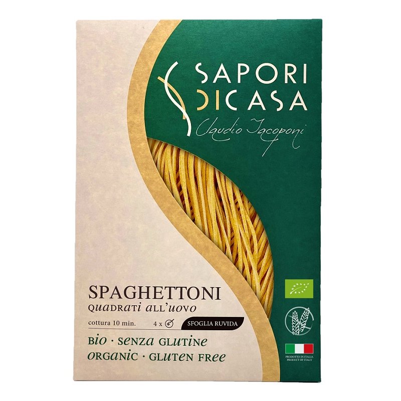 Sapori di Casa di Iacoponi Alimenti di Qualità Spaghettone Quadrato all'Uovo 250 g