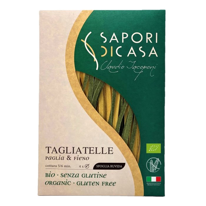Sapori di Casa di Iacoponi Alimenti di Qualità Tagliatelle Paglia e FienoPasta Secca 250 g