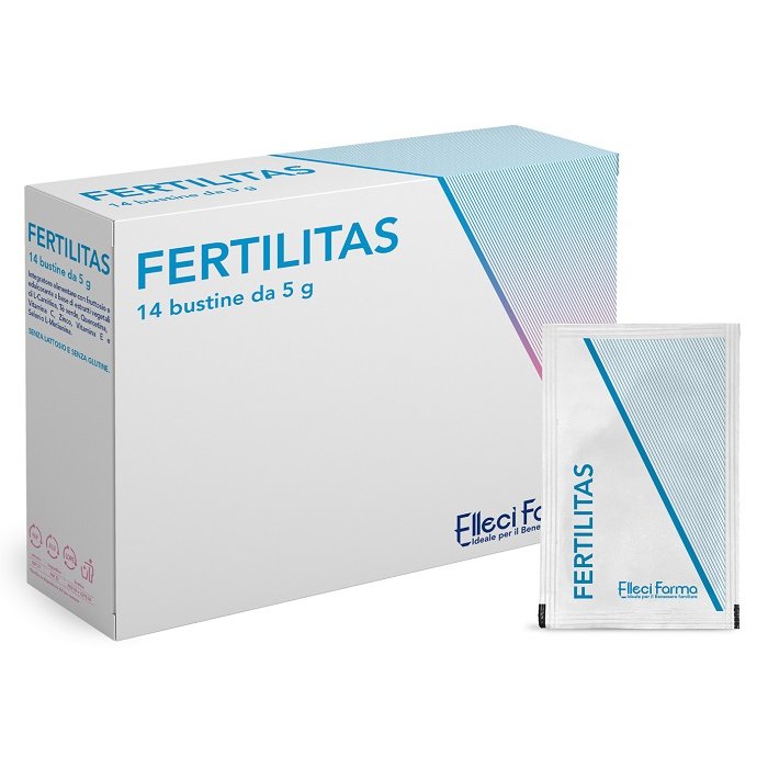 FERTILITAS Integratore per la Fertilità in Bustine – Supporto alla Funzionalità Riproduttiva Donna e Uomo – Confezione da 14 Bustine