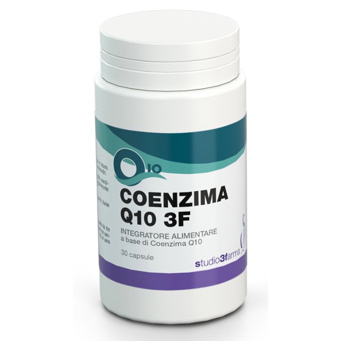 Coenzima Q10 Integratore 30 Capsule Studio 3 per Energia Cellulare and Supporto a Cuore e Riduzione Stanchezza