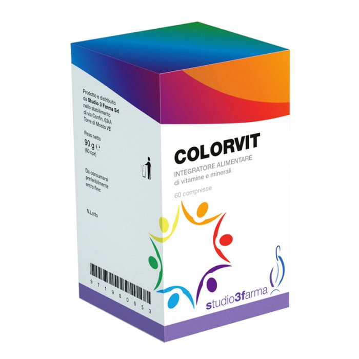 Colorvit 60 compresse - integratore per capelli e unghie con vitamine e minerali