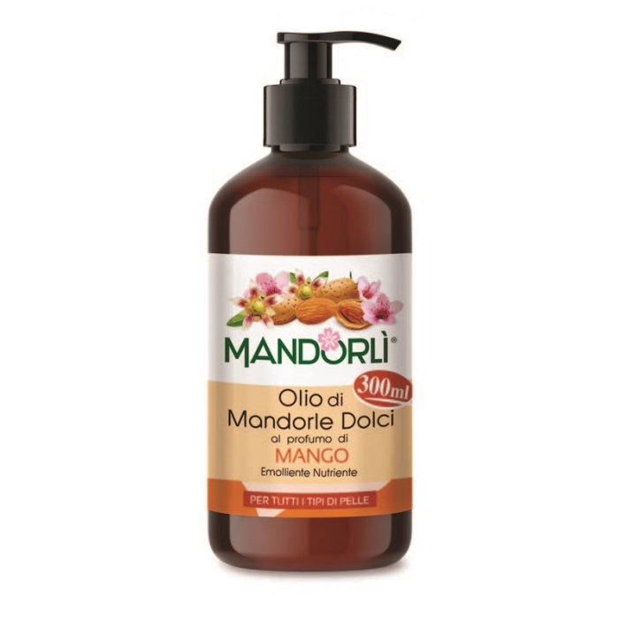 Mandorli Mango Olio Corpo Idratante 300 ml – Olio Corpo Nutriente alle Mandorle Dolci e Mango per Pelle Morbida e Profumata
