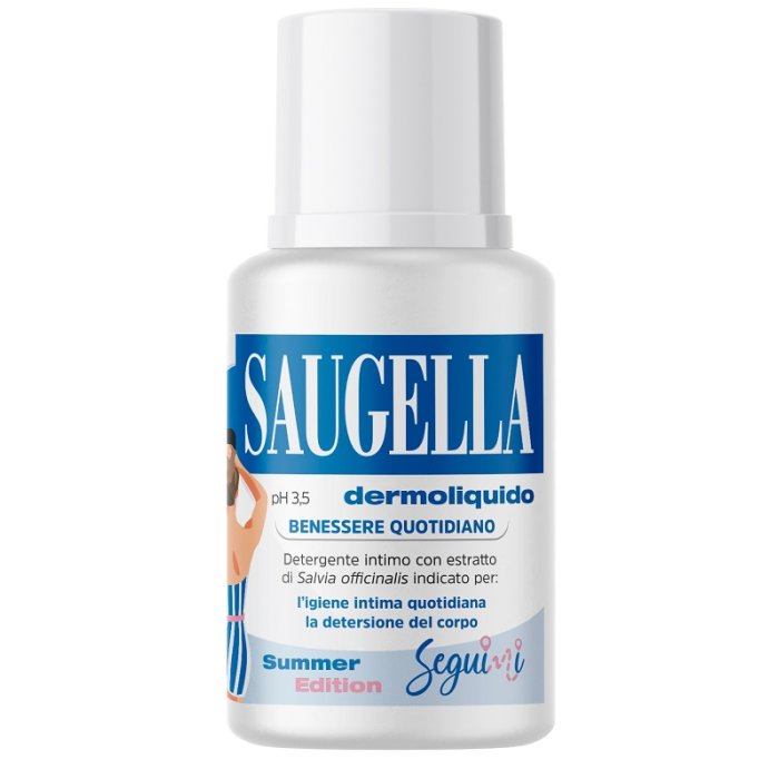 Saugella Dermoliquido Detergente Intimo pH Fisiologico 100 ml