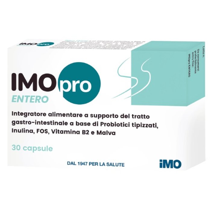IMOpro Entero integratore prebiotici e probiotici 30 capsule da 590 mg