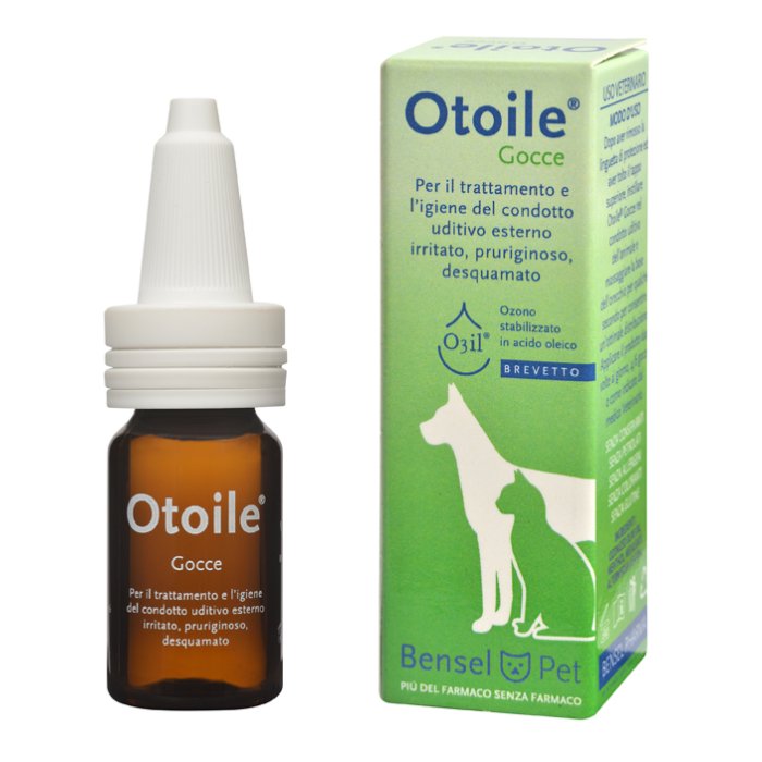 Bensel Pet Otoile Gocce 15ml - Trattamento e Igiene del Condotto Uditivo per Animali