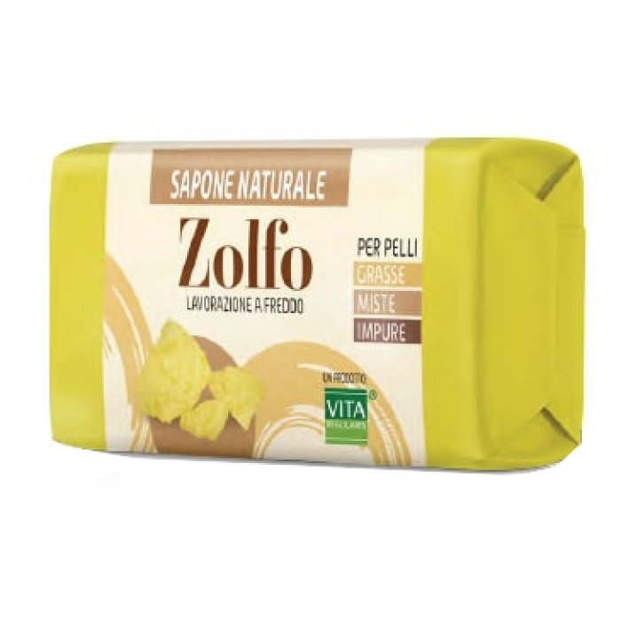 Sapone allo Zolfo Mandorli 100 g purificante per pelle grassa e impura