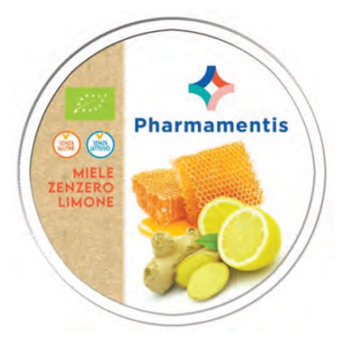 I.n.c.a.p. Pharmamentis Caramelle Bio Miele-zenzero-limone 50 G