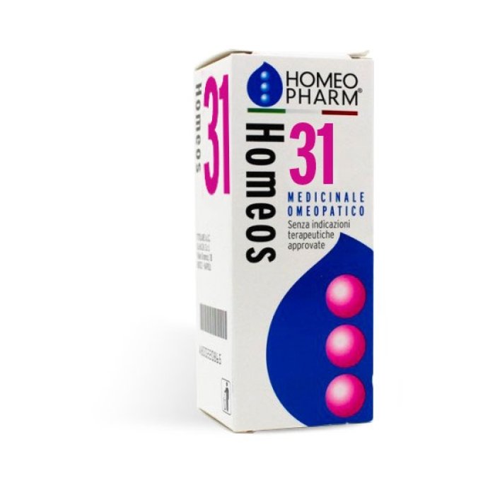 Homeos 31 Gocce 50 ml Integratore Naturale per il Benessere Generale