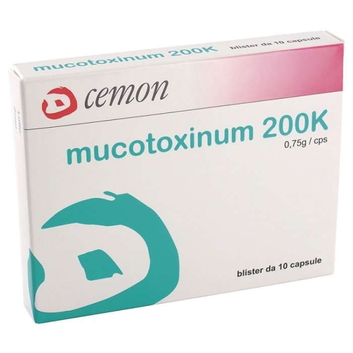 Cemon Mucotoxinum 200k Rimedio Omeopatico 10 capsule