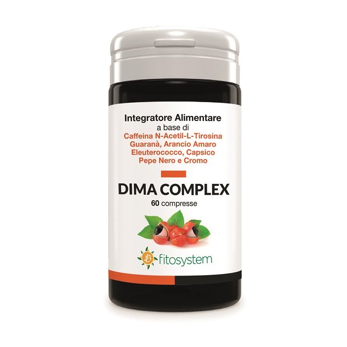 Dima Complex 60 Compresse Integratore Alimentare Dimagrante per Controllo del Peso e Metabolismo dei Grassi