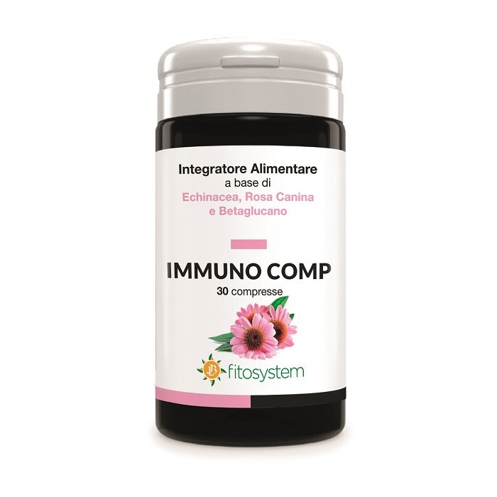 Immuno Comp Fitosystem - Integratore Alimentare per il Sostegno delle Difese Immunitarie 30 compresse