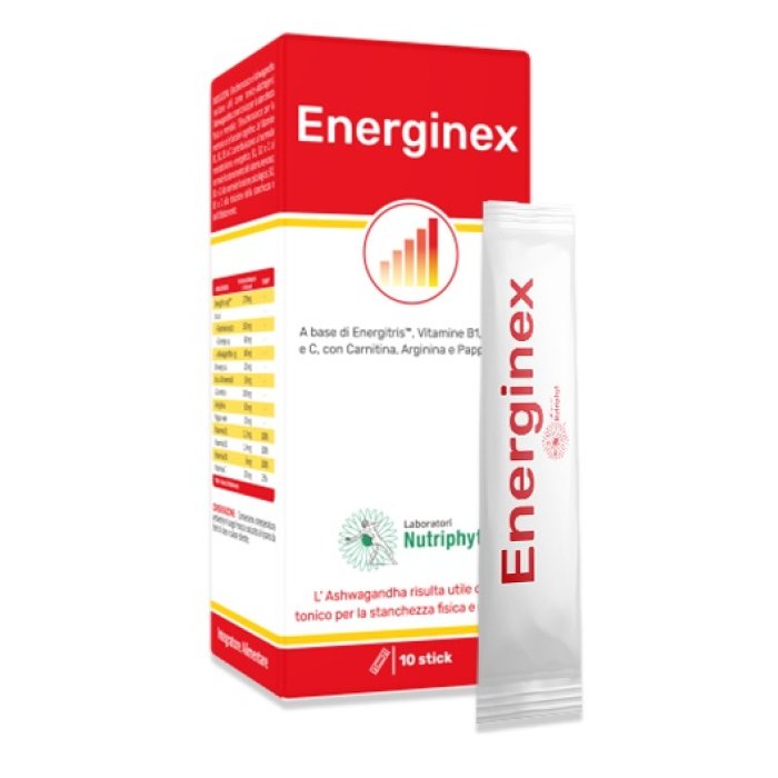 Laboratori Nutriphyt Energinex Integratore Alimentare 10 stick
